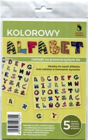 Opakowanie Naklejki przezroczyste alfabet 5 szt