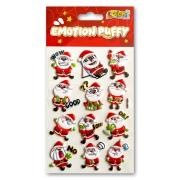 Opakowanie Naklejki puffy Emotion Santa Clauses