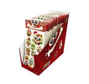Opakowanie Naklejki puffy google eyes christmas (50szt)