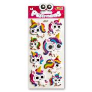 Opakowanie Naklejki puffy Unicorns Eyes