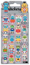 Opakowanie Naklejki - Robot