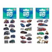 Opakowanie Naklejki Sticker BOO Auta mix