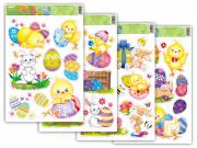 Opakowanie Naklejki Wielkanocne VE001 20x30cm 1szt.mix