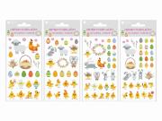 Opakowanie Naklejki wodne na jajka Zwierzęta i jajka 19x9cm 1szt.mix