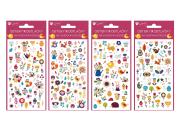 Opakowanie Naklejki wodne na jajka Zwierzęta i kwiaty 19x9cm 1szt.mix