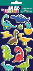 Opakowanie Naklejki wypukłe Dinozaury