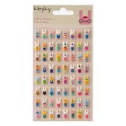 Opakowanie Naklejki wypukłe Króliczki