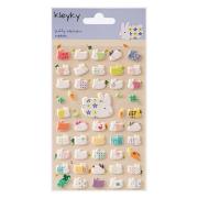 Opakowanie Naklejki wypukłe Króliki