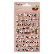 Opakowanie Naklejki wypukłe Pandy