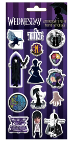 Naklejki wypukłe Wednesday. Wydawca: Diakakis. Dadada.pl Opakowanie Naklejki wypukłe Wednesday