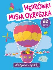 Naklejkowe czytanki. Wędrówki Misia Okruszka. Autor: Wiśniewska Anna. Dadada.pl Okładka książki Naklejkowe czytanki. Wędrówki Misia Okruszka