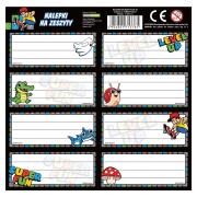 Opakowanie Nalepki na zeszyt (25szt) DERFORM