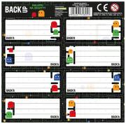 Nalepki na zeszyt BackUp 7 A102 (25szt) DERFORM. Wydawca: Derform. Dadada.pl Opakowanie Nalepki na zeszyt BackUp 7 A102 (25szt) DERFORM