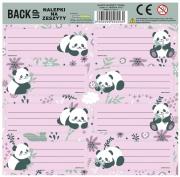Opakowanie Nalepki na zeszyt Panda 11 (25szt) DERFORM