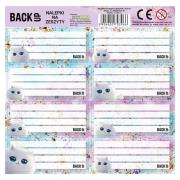 Opakowanie Nalepki na zeszyty BackUp 7 A01(25szt) DERFORM