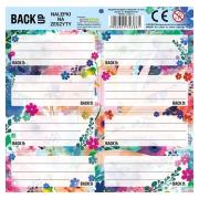 Opakowanie Nalepki na zeszyty BackUp 7 A10 (25szt) DERFORM