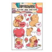 Opakowanie Naprasowanki Termo na Ubrania DTF Kapibara love