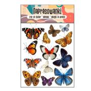 Opakowanie Naprasowanki Termo Naklejki na Ubrania Motyle