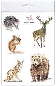 Opakowanie Naprasowanki Zwierzęta leśne