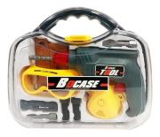 Narzędzia z wkrętarką w walizce. Wydawca: SWEDE. Dadada.pl Opakowanie Narzędzia z wkrętarką w walizce