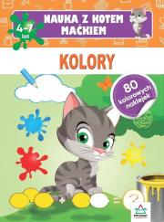 Okładka książki Nauka z kotem Maćkiem. Kolory
