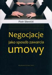 Okładka książki Negocjacje jako sposób zawarcia umowy