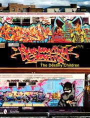 New York City Graffiti wer. angielska. Autor: George McAvoy. Dadada.pl Okładka książki New York City Graffiti wer. angielska