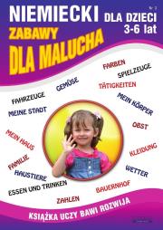 Okładka książki Niemiecki dla dzieci 3-6 lat Nr 3 Zabawy dla...