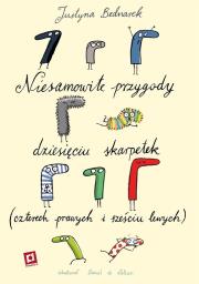 Niesamowite przygody dziesięciu skarpetek. Autor: Justyna Bednarek. Dadada.pl Okładka książki Niesamowite przygody dziesięciu skarpetek