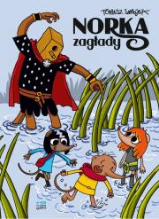 Norka zagłady. Autor: Samojlik Tomasz. Dadada.pl Okładka książki Norka zagłady