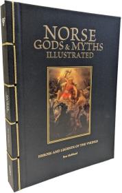 Norse Gods & Myths Illustrated wer. angielska. Autor: Ben Hubbard. Dadada.pl Okładka książki Norse Gods & Myths Illustrated wer. angielska