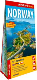 Opakowanie Norwegia laminowana mapa samochodowo-turystyczna 1:1 000 000