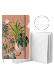 Opakowanie Notatnik A5/80K linia Liście Rośliny