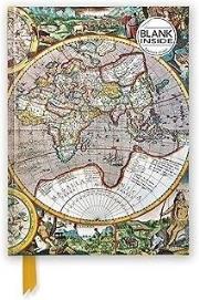 Opakowanie Notatnik A5 gładki TW Antyczna mapa Świata