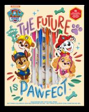 Opakowanie Notatnik + długopisy żelowe 6 sztukm Paw Patrol PW19958