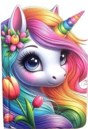 Opakowanie Notatnik ozdobny 95x140/64K gładki TW Jednorożec