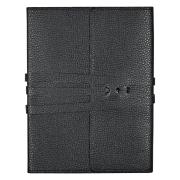 Notatnik wiązany ze sztucznej skóry czarny. Wydawca: Peter Pauper Press. Dadada.pl Opakowanie Notatnik wiązany ze sztucznej skóry czarny