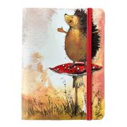 Opakowanie Notatnik z gumką A6 Jeż i muchomor