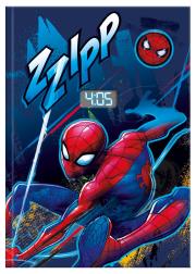 Notatnik z zegarkiem LCD Spiderman SPD7049. Wydawca: Kids Euroswan. Dadada.pl Opakowanie Notatnik z zegarkiem LCD Spiderman SPD7049