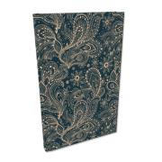 Opakowanie Notes A5 kratka Soft Touch Paisley Beż-Denim