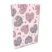 Opakowanie Notes A5 kratka Soft Touch Serca