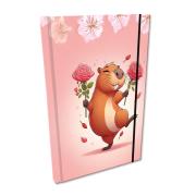 Opakowanie Notes A5 kratka z gumką Soft Touch Dancing Queen