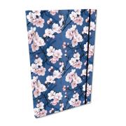 Opakowanie Notes A5 kratka z gumką Soft Touch Kwiat Wiśni