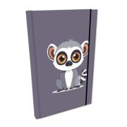 Opakowanie Notes A5 kratka z gumką Soft Touch Lemur
