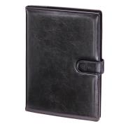 Opakowanie Notes A5 Premium kratka Genua czarny wymienny wkład NP-25GNZ/CZA/180K/Z
