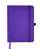 Opakowanie Notes A6 z gumką fioletowy V-2