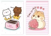 Opakowanie Notes A7/30K z poddrukiem No name-dziewcz (16szt)