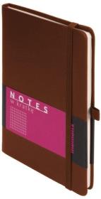 Opakowanie Notes memofix A5 kratka brązowy