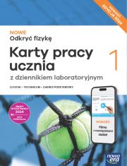 Nowa Fizyka Odkryć fizykę karty pracy 1 liceum i technikum zakres podstawowy EDYCJA 2025. Autor: Braun Marcin, Śliwa Weronika, Bartłomiej Piotrowski. Dadada.pl Okładka książki Nowa Fizyka Odkryć fizykę karty pracy 1 liceum i technikum zakres podstawowy EDYCJA 2025