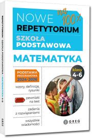 Nowe Repetytorium SP Matematyka kl 4-6. Autor: Roman Gancarczyk. Dadada.pl Okładka książki Nowe Repetytorium SP Matematyka kl 4-6
